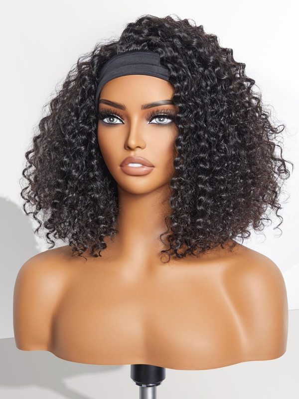 luvme hair glueless deep wave bob headband wig 12inch