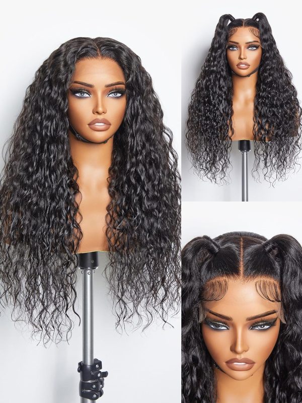 luvme hair water wave glueless partingmax 7x6 pre cut hd lace front wig 12 inch