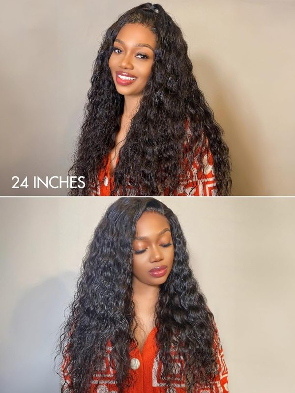 luvme hair water wave glueless partingmax 7x6 pre cut hd lace front wig 12 inch