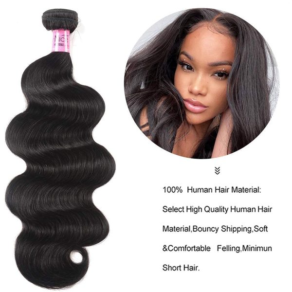 unice hair body wave human hair 4 bundles 30 30 30 30 inch, 10a brazilian unprocessed human virgin hair wavy weaves sew in extensions natural color