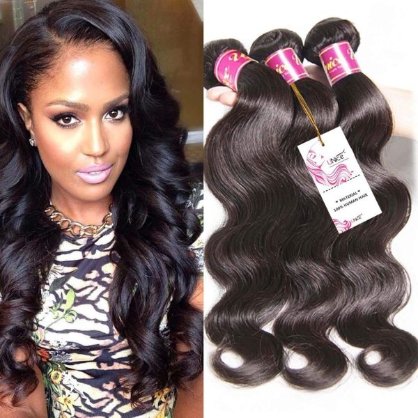 unice hair icenu series 22 24 26 inch brazilian virgin human hair weave 3 bundles deal brazilian body wave hair weft extensions natural color