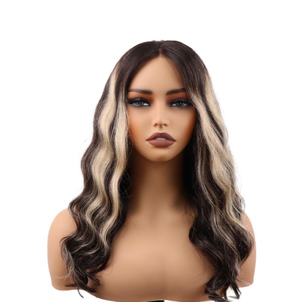 16 inch body wave vietnamese human hair lace wig with band pre plucked hd lace & adjustable notches & combs, long piano color #1b/27 wig 180% density for women