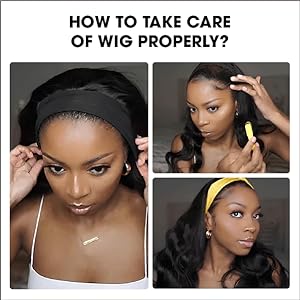 big g hair 10 inch yaki straight vietnamese human hair side part wig with adjustable straps & elastic band at the back & secure combs, natural #1b color invisible knots wig 180% density