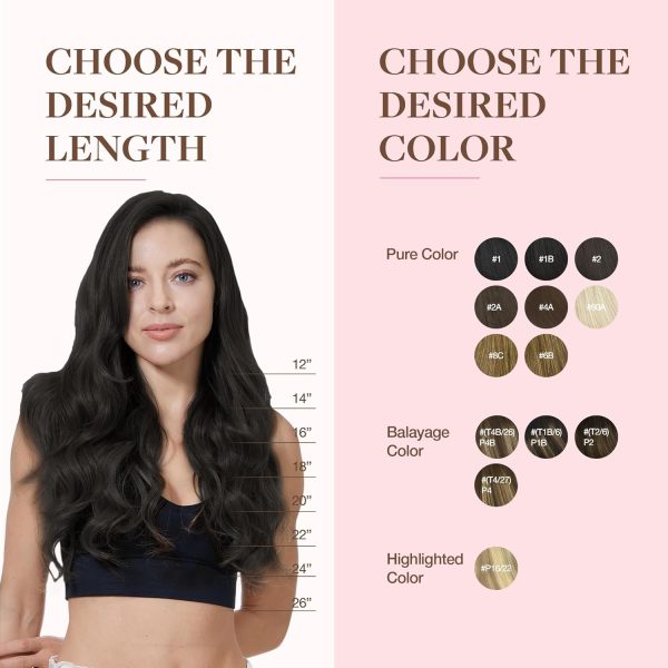 goo goo clip in hair extensions real human hair, remy human hair extensions clip ins for women, natural human hair, 18d/22f dirty blonde highlights (copy)