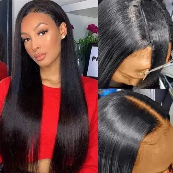 unice 10a straight u part wig human hair wigs for women brazilian virgin hair glueless upart wig beginger friendly no glue no sew in 150% density 18inch