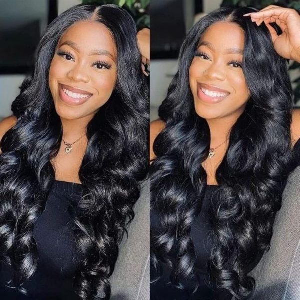 unice v part wigs human hair body wave upgrade glueless human hair v part clip in wigs no leave out, no glue, no sew in, beginner friendly