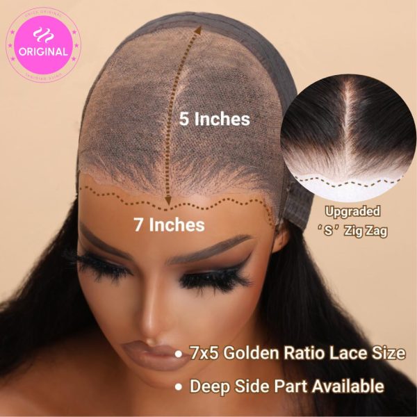 unice water wave short bob wigs human hair 7x5 pre cut lace bye bye knots glueless wigs bleached knots pre plucked hairline put on and go beginner wig for women (18)